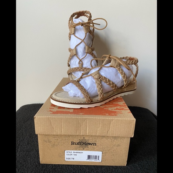Women’s Ruff Hewn Braidy Sandals - Size 7M - NIB - Picture 1 of 8